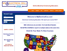 Tablet Screenshot of myelectricalceu.com